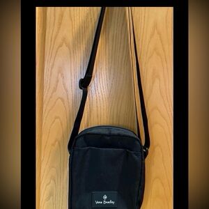Vera Bradley Black Mini Crossbody/ Shoulder Bag